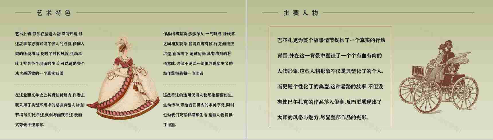 教育教学《欧也妮葛朗台》国外文学作品介绍人物形象赏析课件通用PPT模板-8