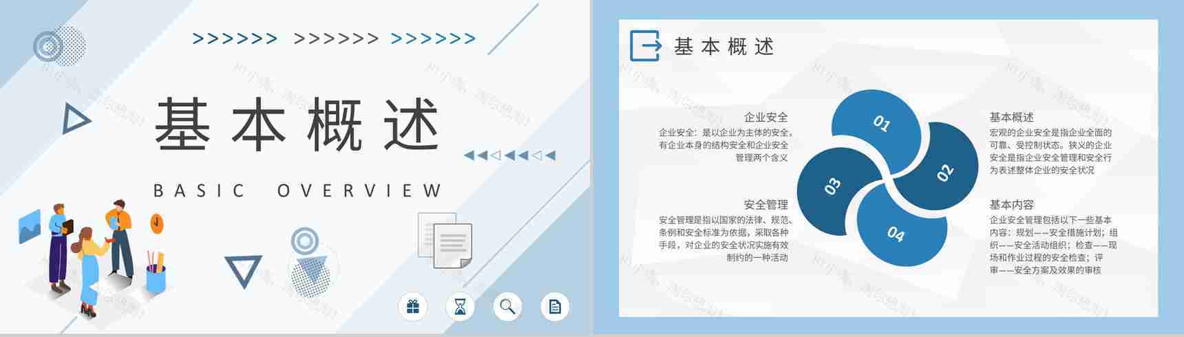 企业风险控制计划员工企业安全管理体系培训学习心得PPT模板-6