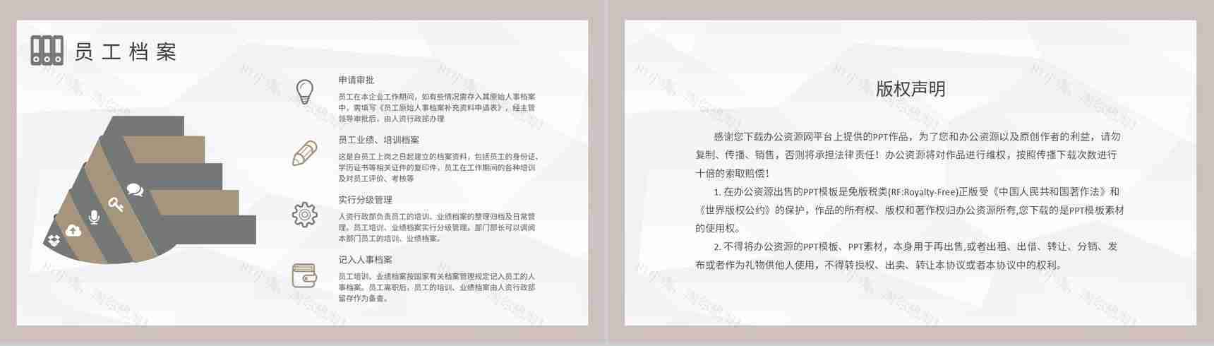 企业人事部门档案管理制度培训员工合同管理方案PPT模板-8