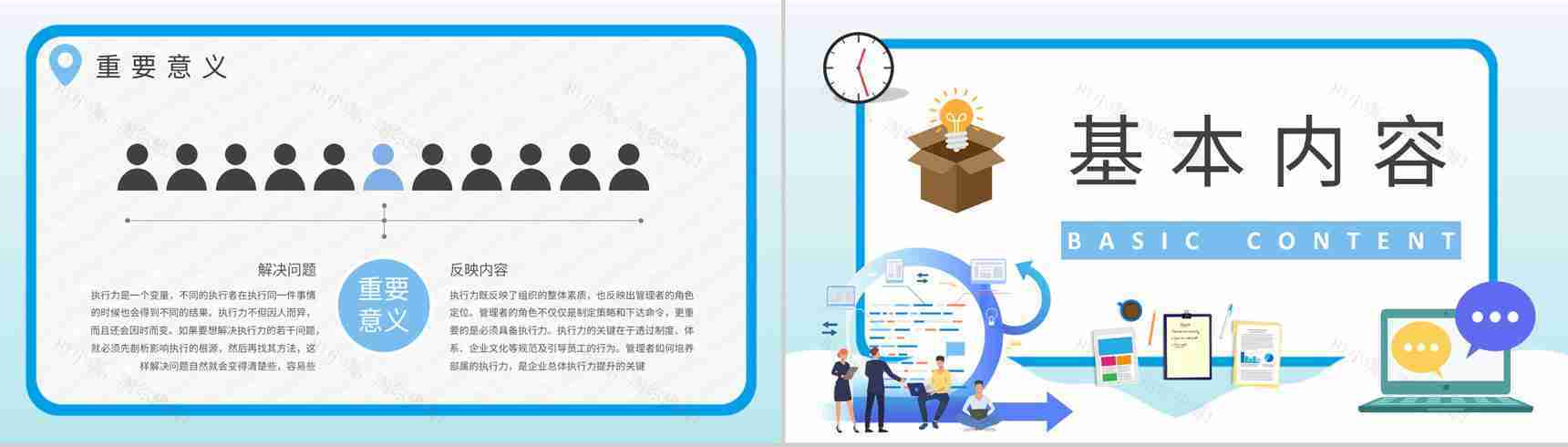 执行力培训内容定义学习团队建设案例分析总结PPT模板-6