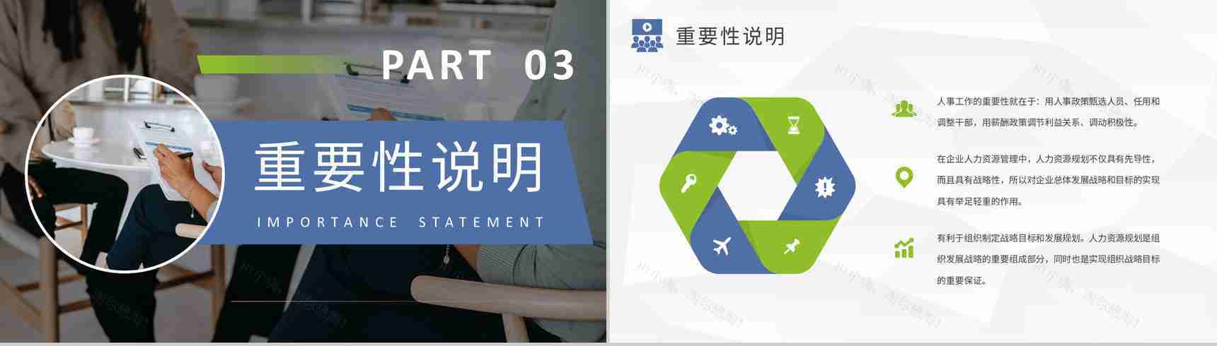 单位人事管理制度内容总结人力资源部门工作培训课件PPT模板-7