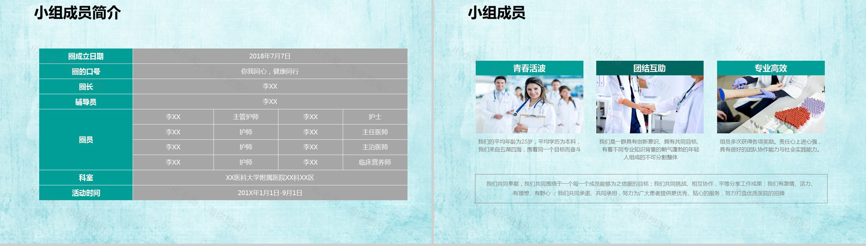 绿色简洁结构完整医疗系统成果汇报PPT模板-6