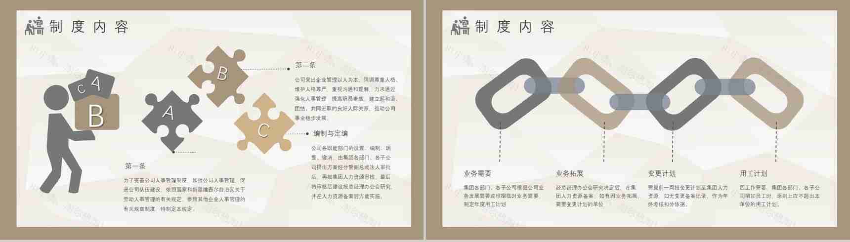 人事管理制度培训心得企业员工工作内容学习入职PPT模板-5