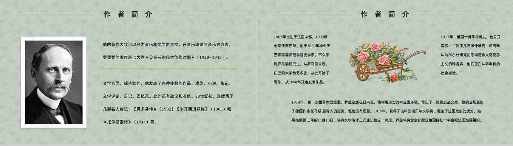 中学必读国外名著罗曼罗兰《名人传》人物分析心得体会PPT模板-5