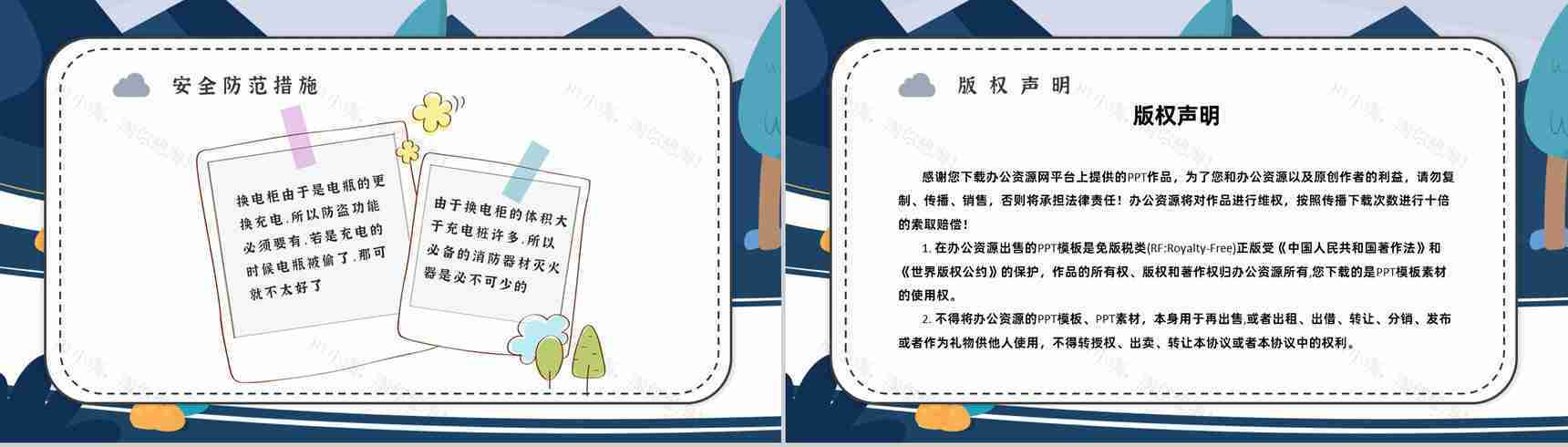 电动车电瓶车消防安全五条七严禁防范知识PPT模板-10