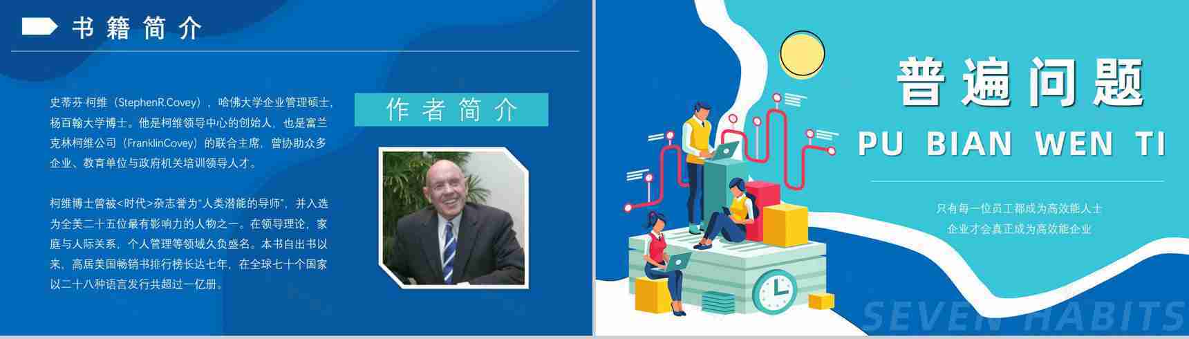 作者内容简介教育培训柯维《高效能人士的七个习惯》个人效能PPT模板-3