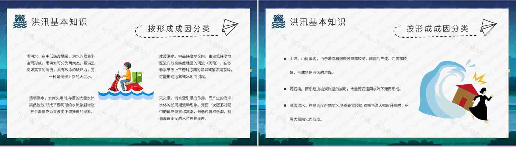 防洪防汛应急演练方案雨季洪汛预防措施培训学习PPT模板-4