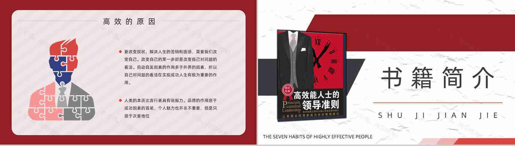 美国作家史蒂芬柯维领导力发展《高效能人士的七个习惯》公司管理课程培训课件PPT模板-5