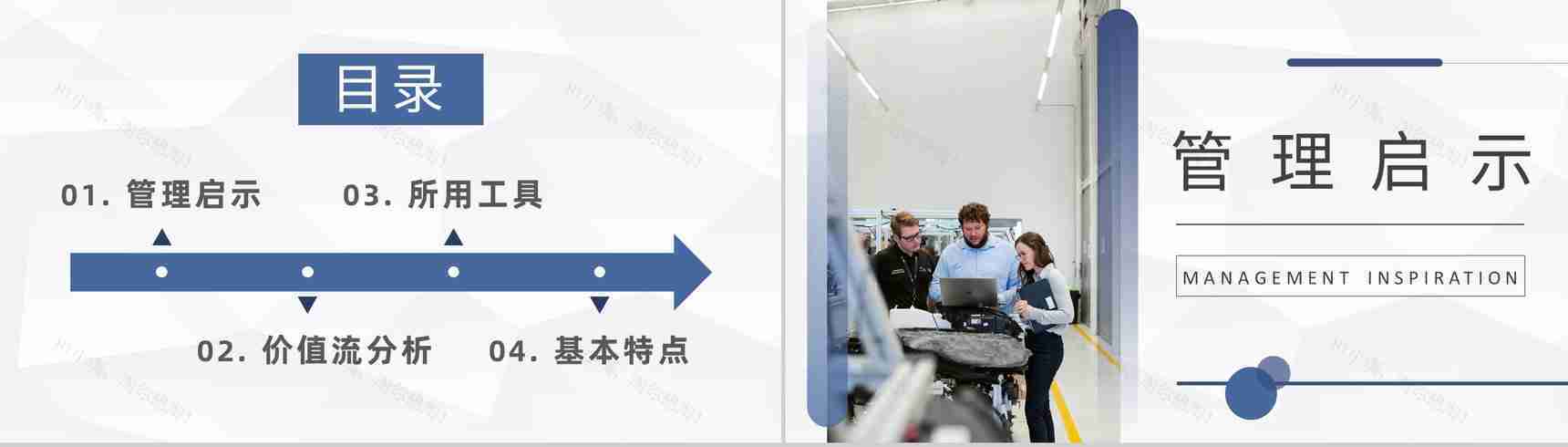 企业员工专业技能培训课程价值流分析图知识学习PPT模板-2
