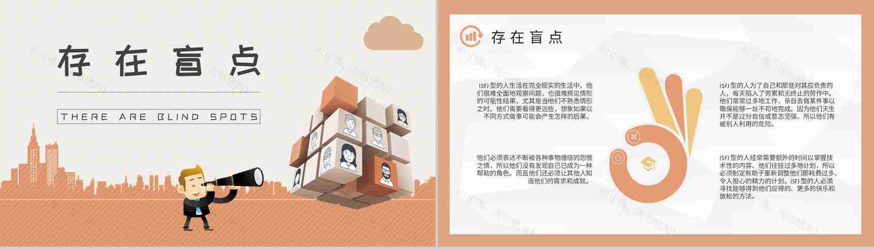 MBTI性格分析ISFJ个性特征描述公司员工职业领域建议PPT模板-4