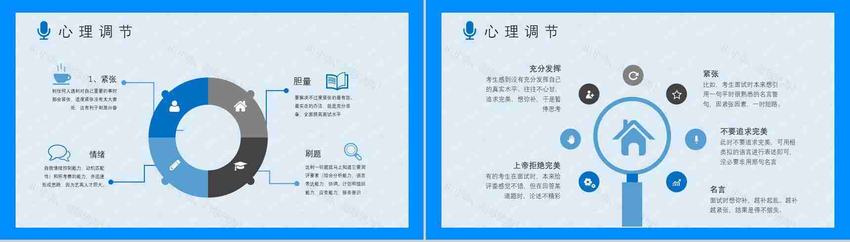毕业生求职面试常见问题及解答培训与心理调节方式总结PPT模板-5