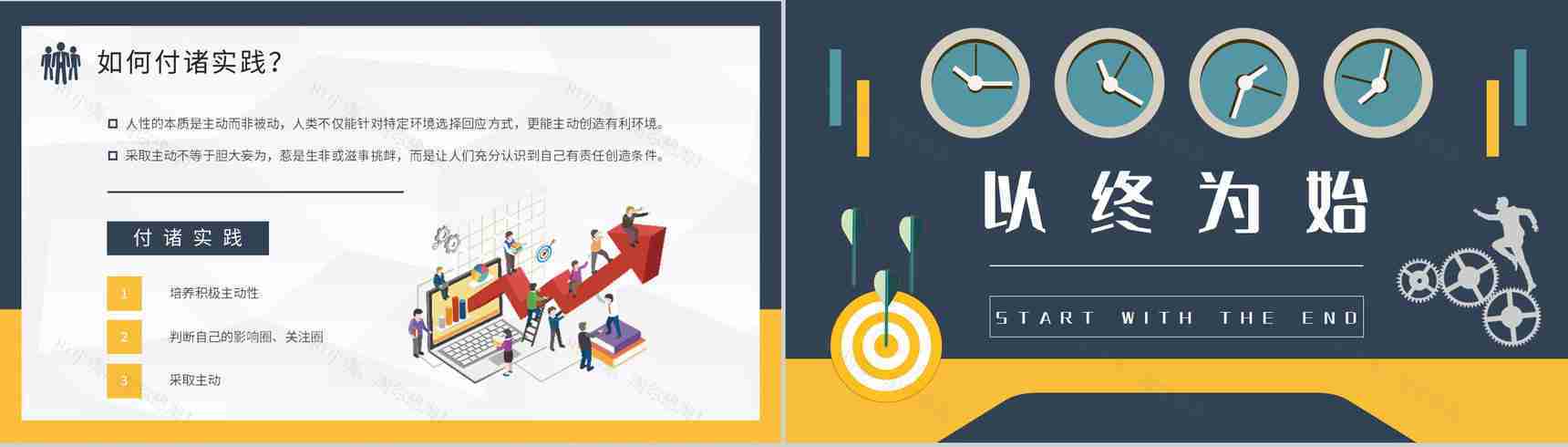 史蒂芬柯维经典必读作品分享推荐《高效能人士的七个习惯》读后感PPT模板-9