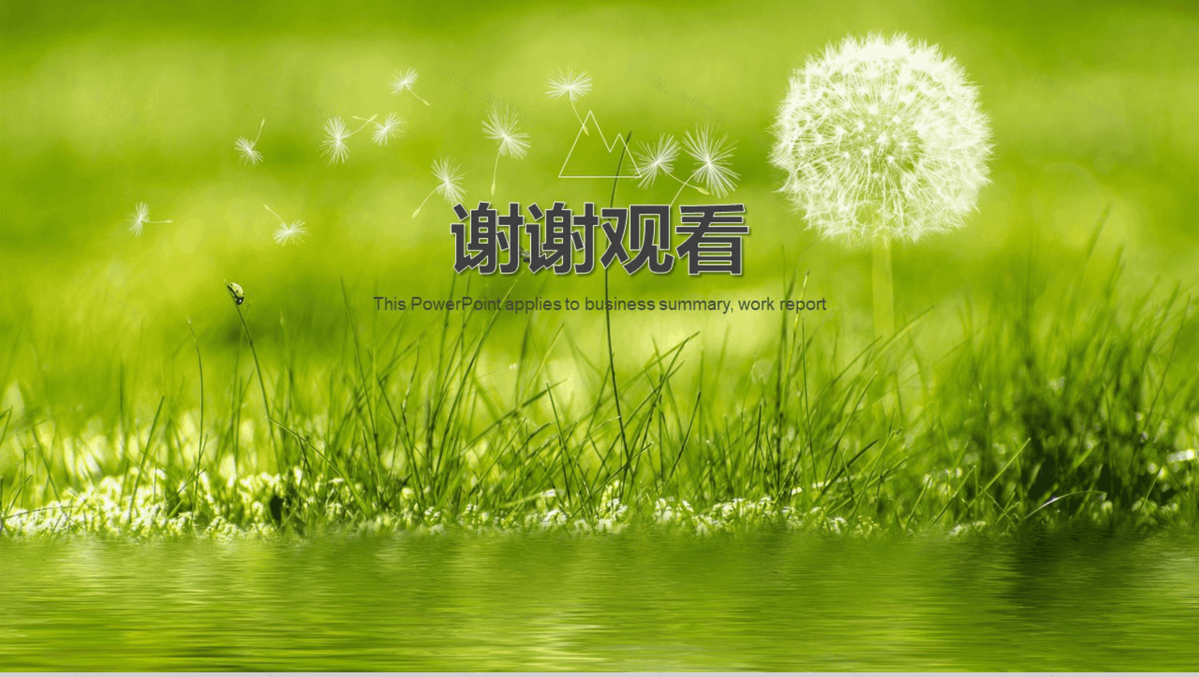 清新唯美旅游摄影摄像设计动态电子相册PPT模板-11