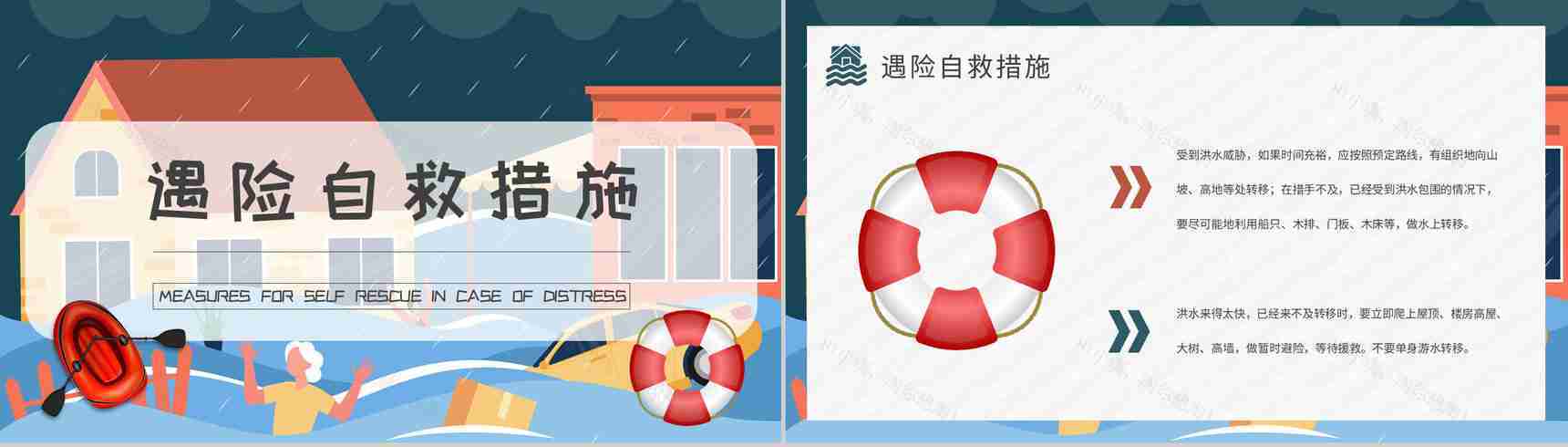 社区居民雨季洪汛安全自救知识普及防洪防汛的措施和方法培训PPT模板-6
