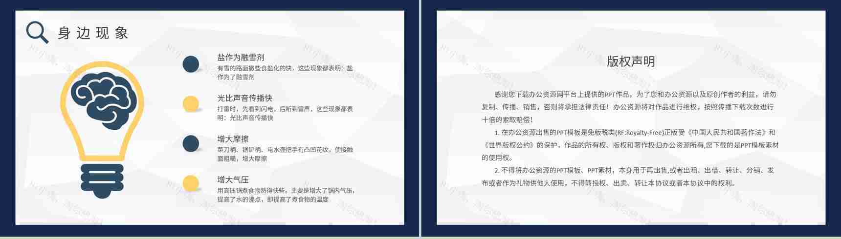 生活中的物理现象解释初高中学生物理课程培训学习PPT模板-8