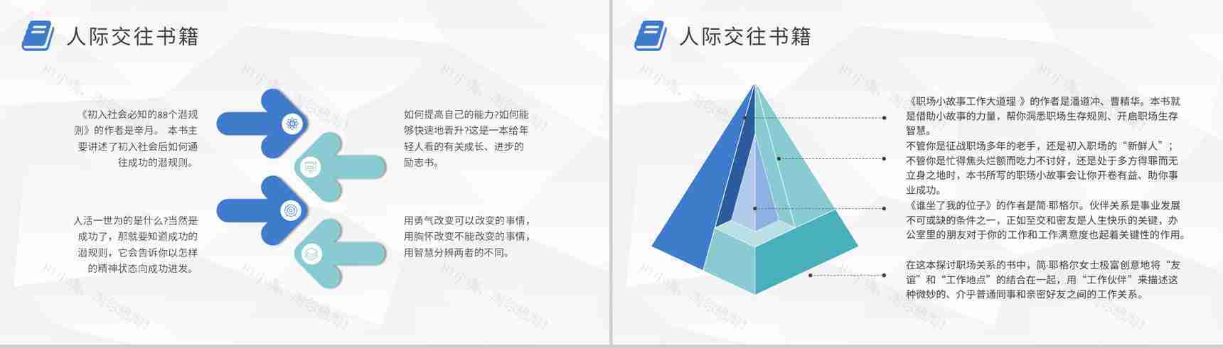 职场人士必读书籍分享工作实用技能好书推荐PPT模板-10