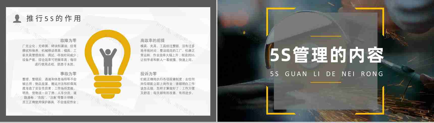 生产现场的5S管理的具体内容经典步骤宣传标语企业员工培训PPT模板-6