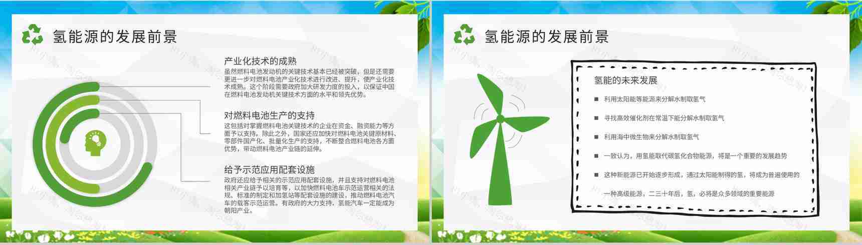 氢能源基础知识学习城市环保措施实施工作汇报PPT模板-5