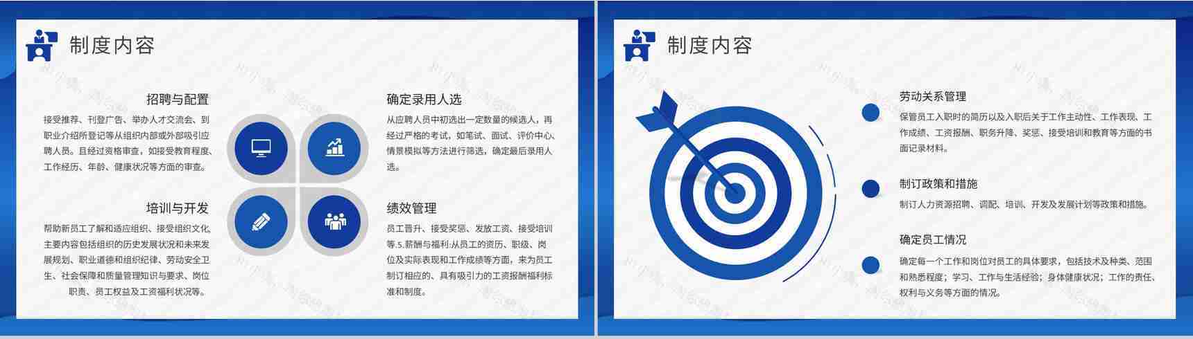 企事业单位人事管理制度培训教案员工部门管理规定学习PPT模板-6