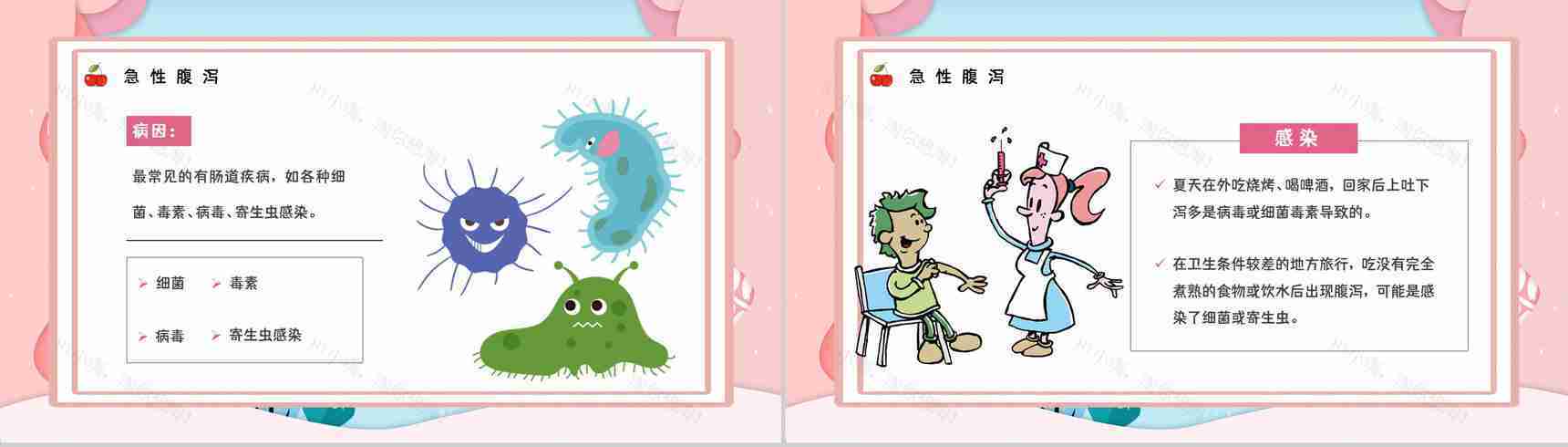 科普教育专题培训之夏季腹泻的原因及防护措施学习夏季常见疾病预防PPT模板-9