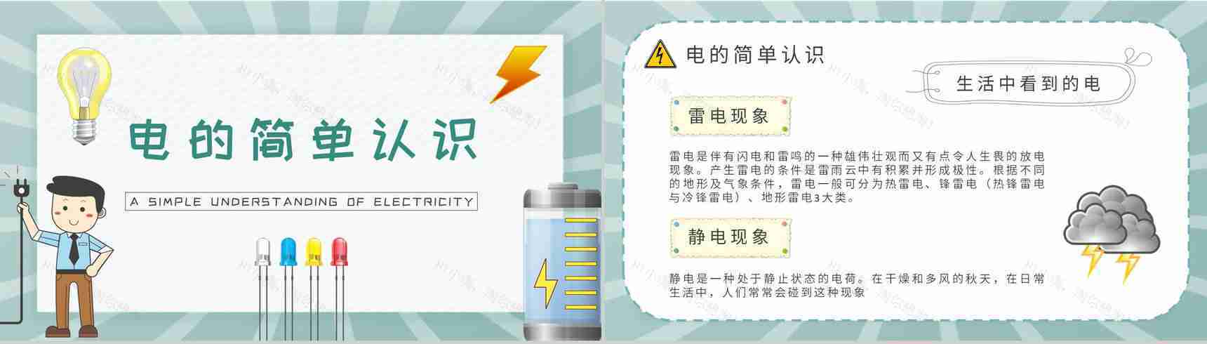 用电安全教案总结居民日常生活用电知识学习心得体会PPT模板-4