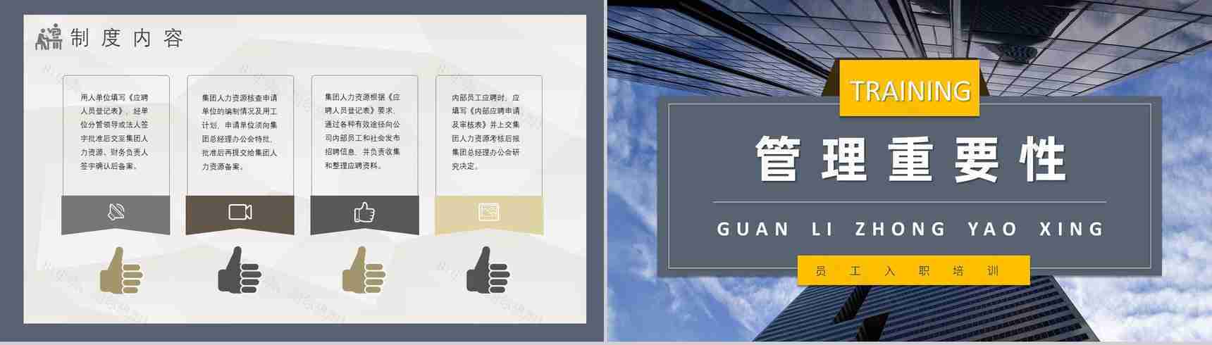 企业单位人事管理制度内容工作总结人力资源部门培训PPT模板-6