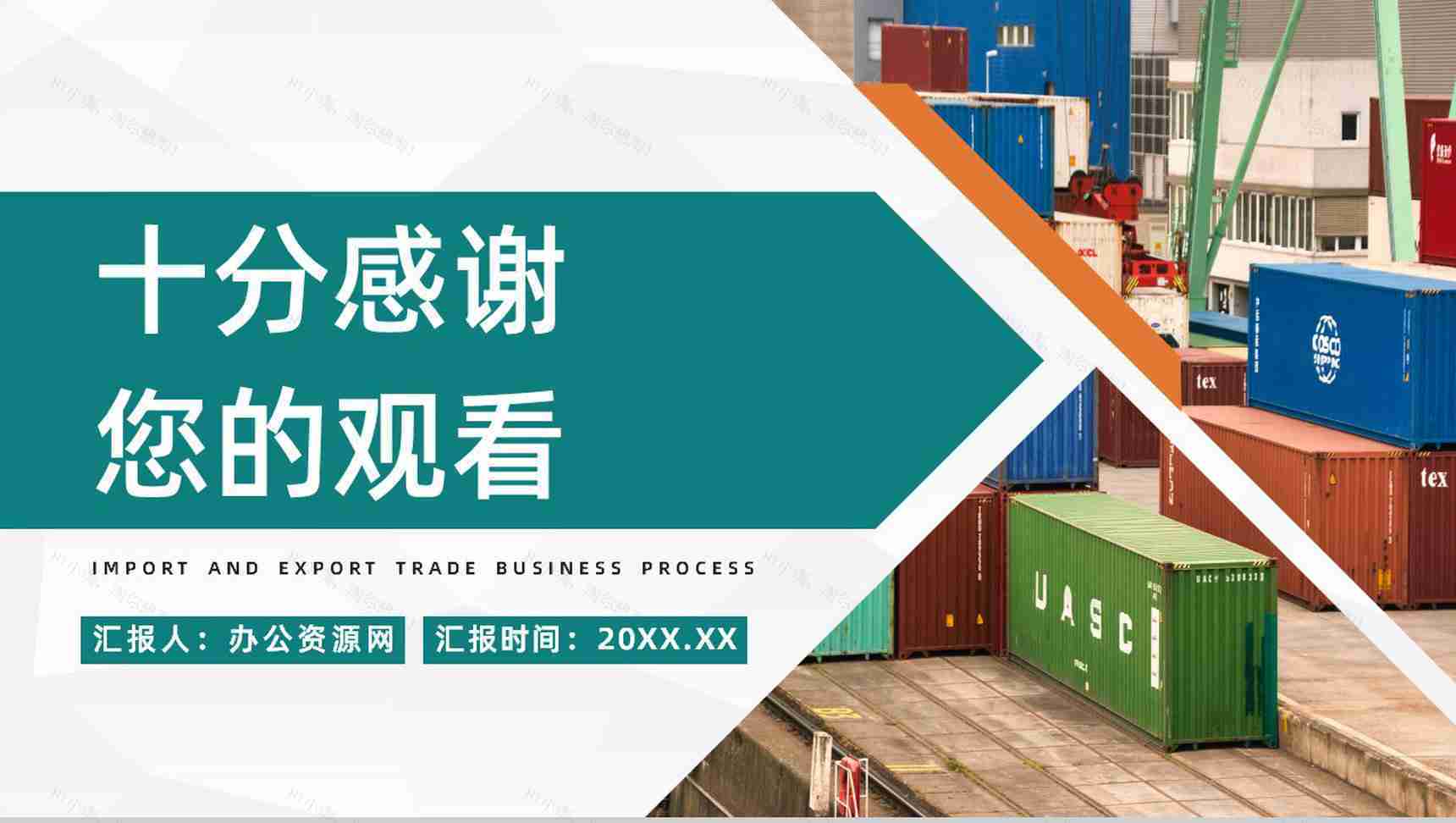企业员工入职培训进出口贸易业务流程基础知识学习讲解外贸跟单流程培训PPT模板-9