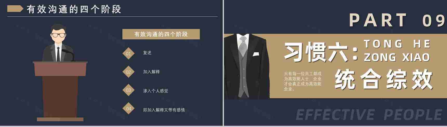 《高效能人士的七个习惯》史蒂芬著读书笔记好书推荐职场管理人士培训必备PPT模板-15