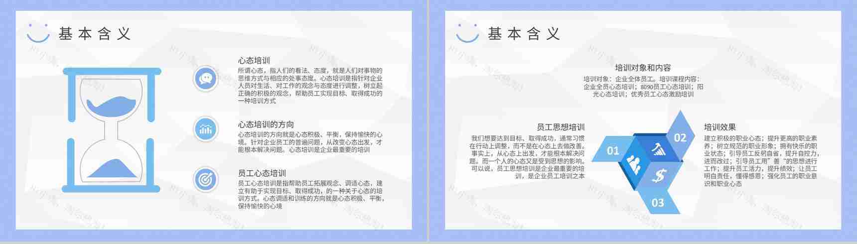 心理素质训练方案总结员工心态管理培训学习心得PPT模板-4