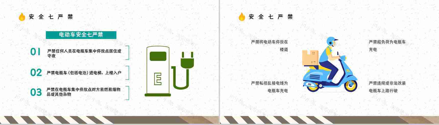 居民电动车充电安全了解咨询电瓶车消防安全防范小常识学习讲座PPT模板-9