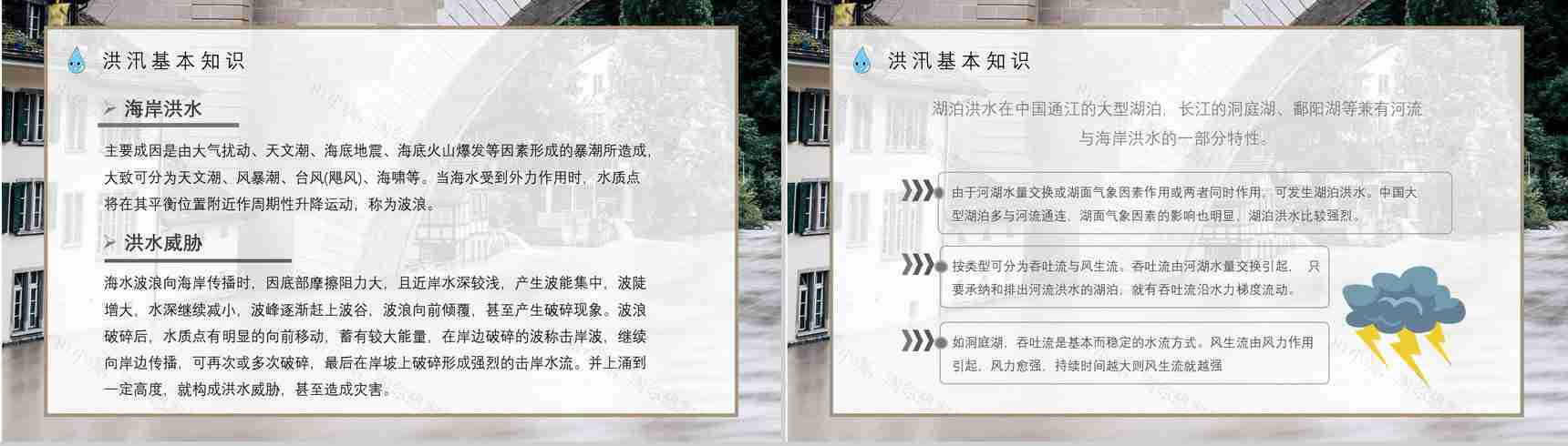 雨季防洪防汛的应急措施和方法社区工作人员培训讲座PPT模板-4