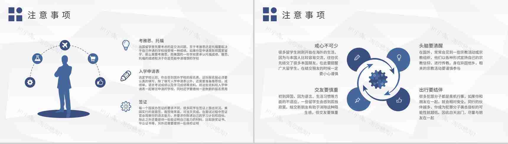 学业深造计划方案学生出国留学要求培训总结PPT模板-7