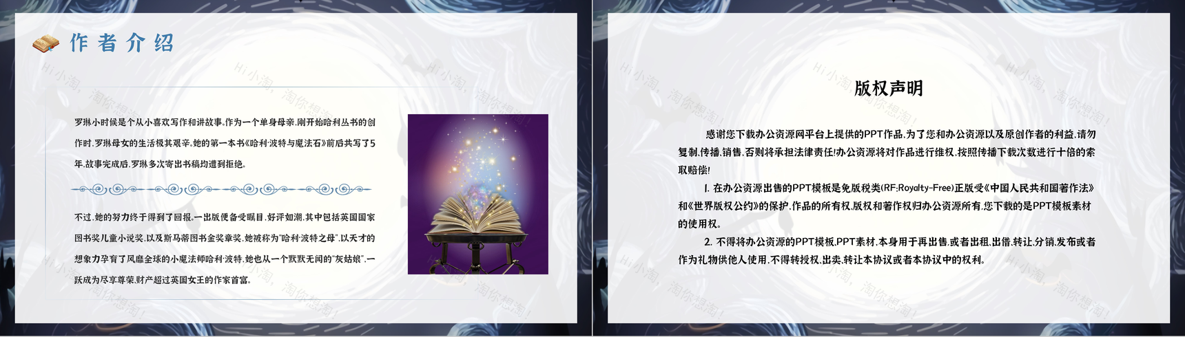 JK罗琳《哈利波特与死亡圣器》教师备课PPT模板-10