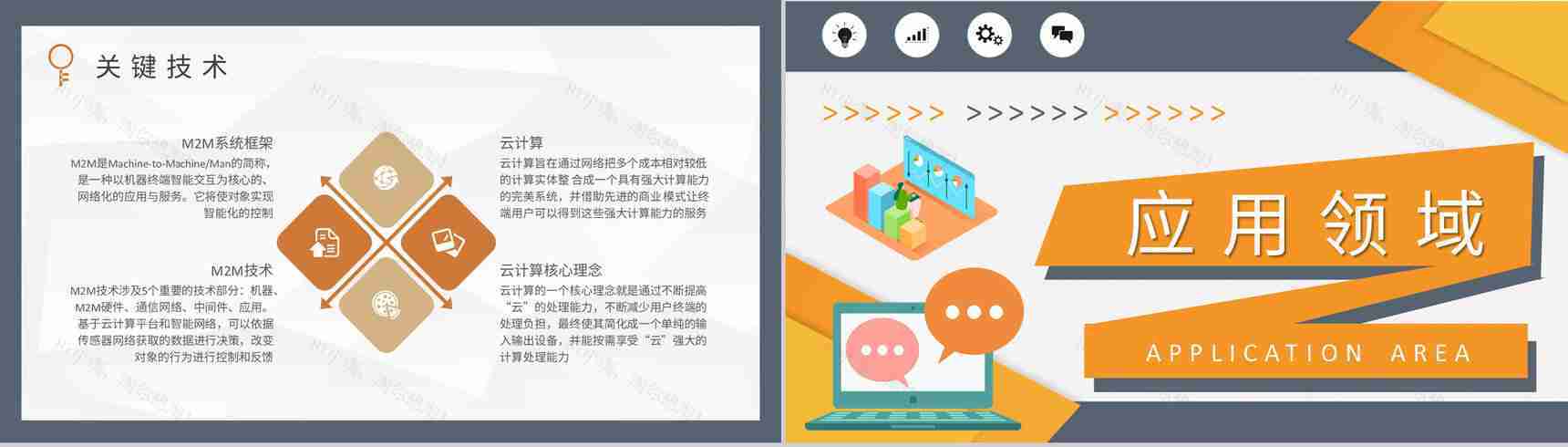 物联网概念解析培训课件云计算知识学习总结PPT模板-6
