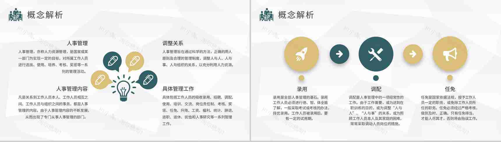 企业员工入职工作内容学习人事管理制度培训心得PPT模板-3