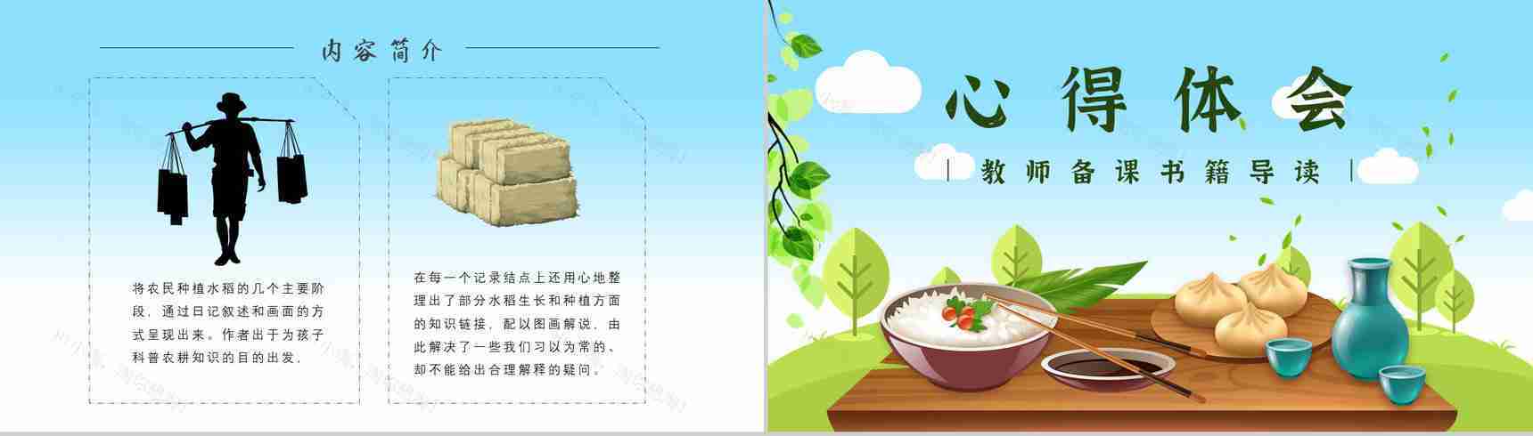 读书笔记《盘中餐》人物分析名著片段赏析PPT模板-5