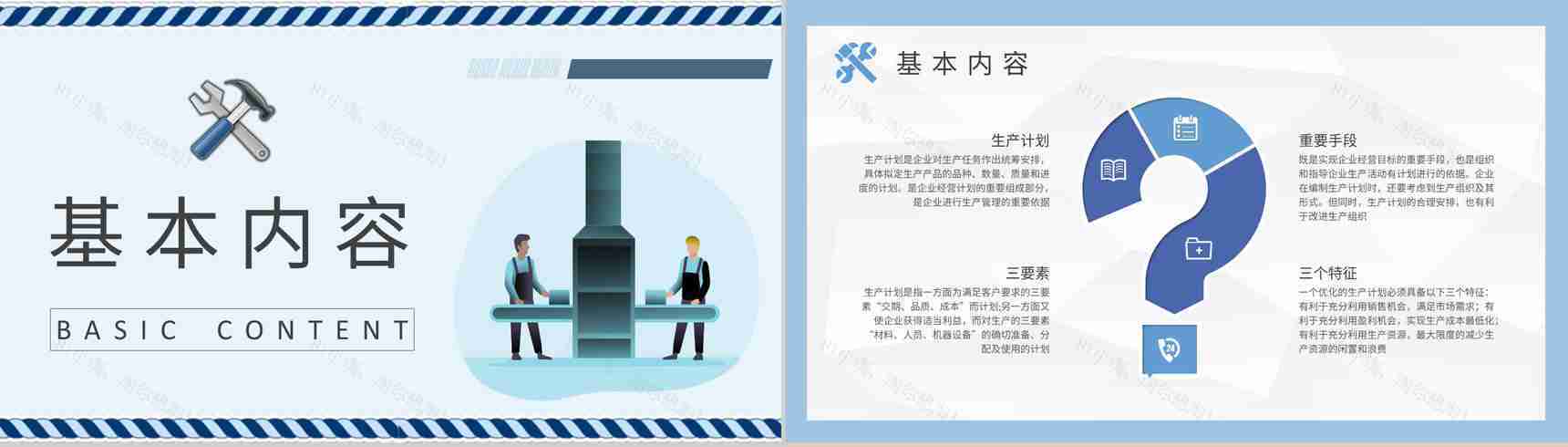 车间现场管理工作培训生产计划与物料控制方案总结PPT模板-5