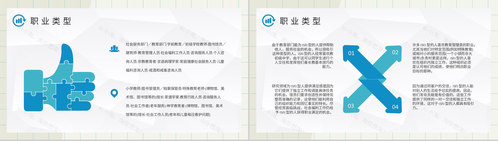 员工个性判断和分析MBTI性格分析ISFJ工作中的优势和劣势说明PPT模板-14