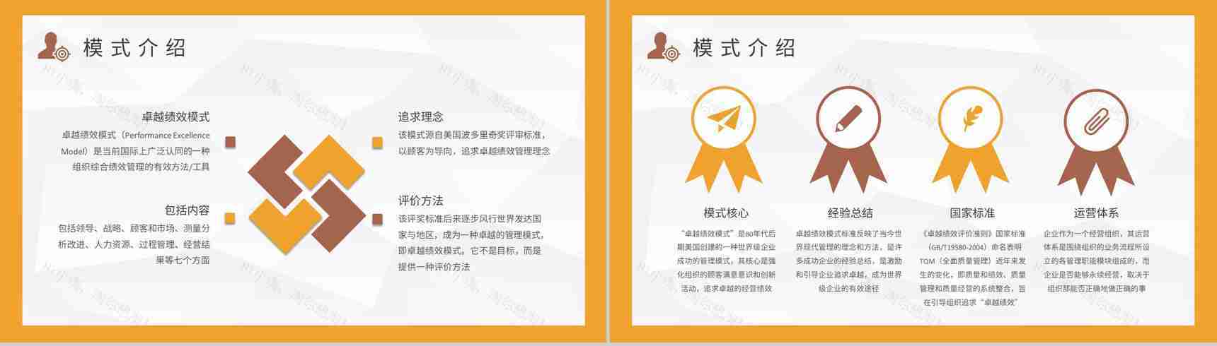 企业标杆管理工作方案卓越绩效模式案例分析总结PPT模板-4