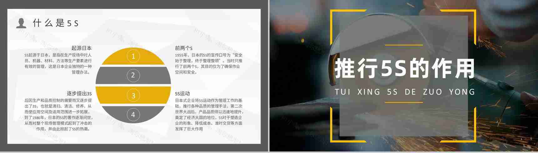 生产现场的5S管理的具体内容经典步骤宣传标语企业员工培训PPT模板-4