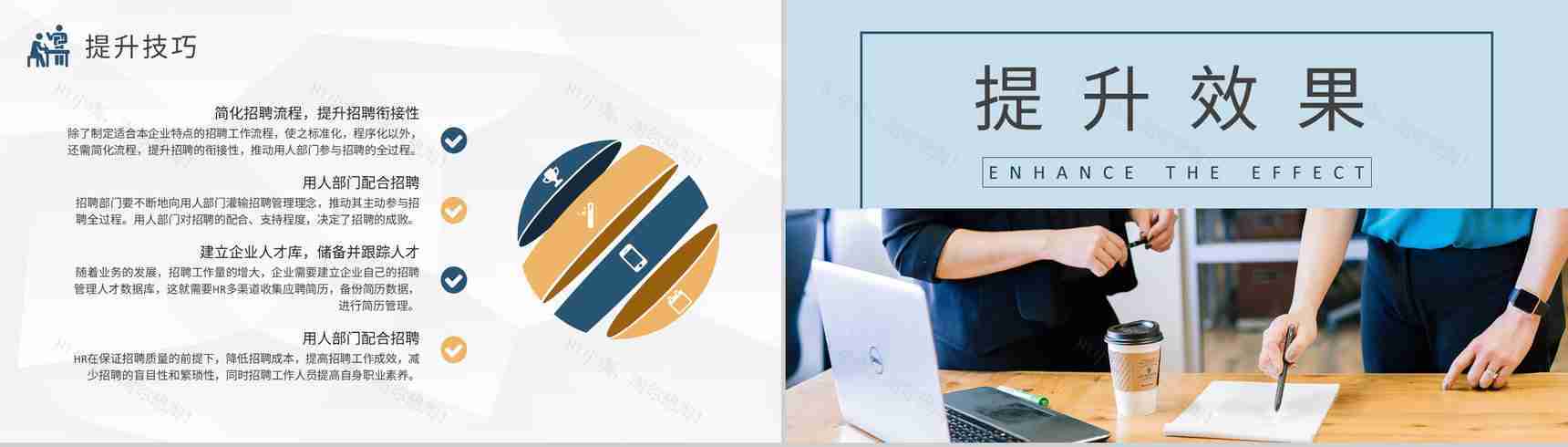 人员招聘技巧和方法培训课件企业人力资源部门工作计划PPT模板-7