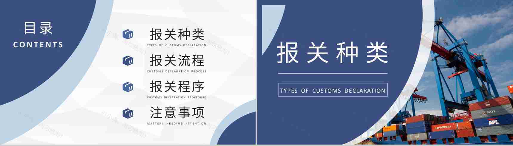 进口报关流程基础知识培训企业外贸业务情况汇报PPT模板-2