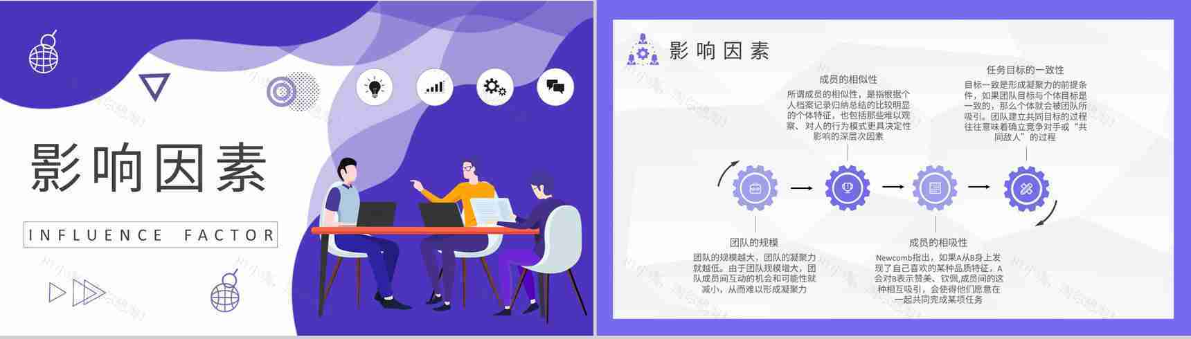 企业文化建设方案汇报团队凝聚力培训心得总结PPT模板-4