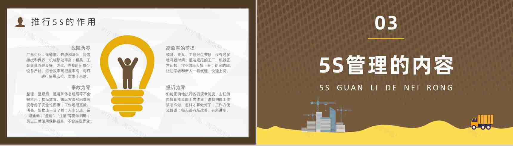 公司员工培训5S现场管理的具体步骤与宣传标语跟推行5S的作用PPT模板-6