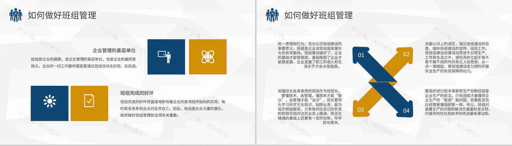 班组管理核心内容总结培训团队管理的不足与改进方法介绍PPT模板-5