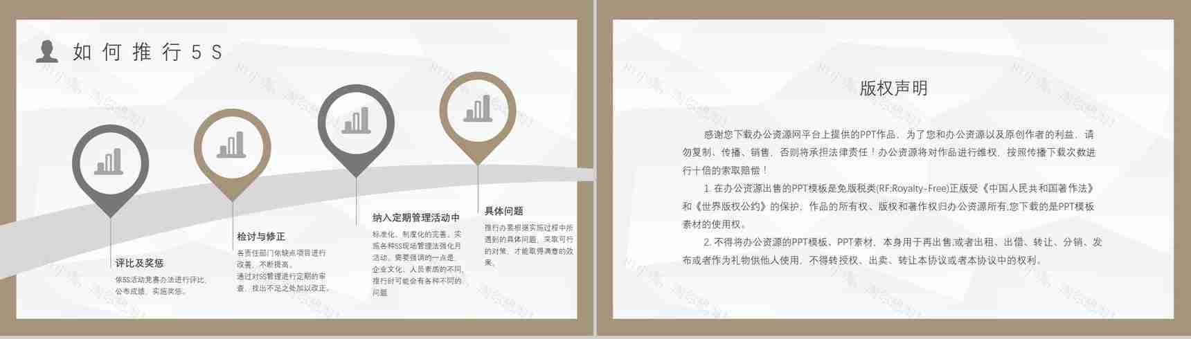 5S现场管理经典步骤车间现场作业管理人员培训与宣传标语PPT模板-10