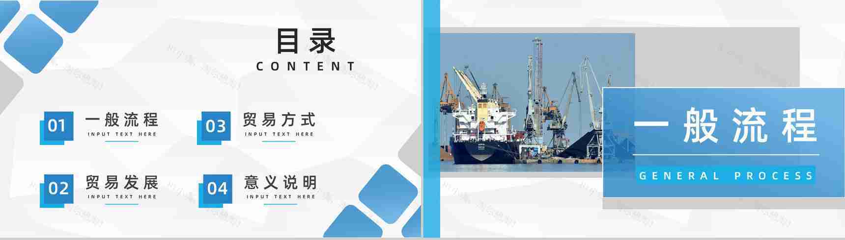 外贸公司产品进出口贸易业务流程操作培训员工培训情况总结PPT模板-2