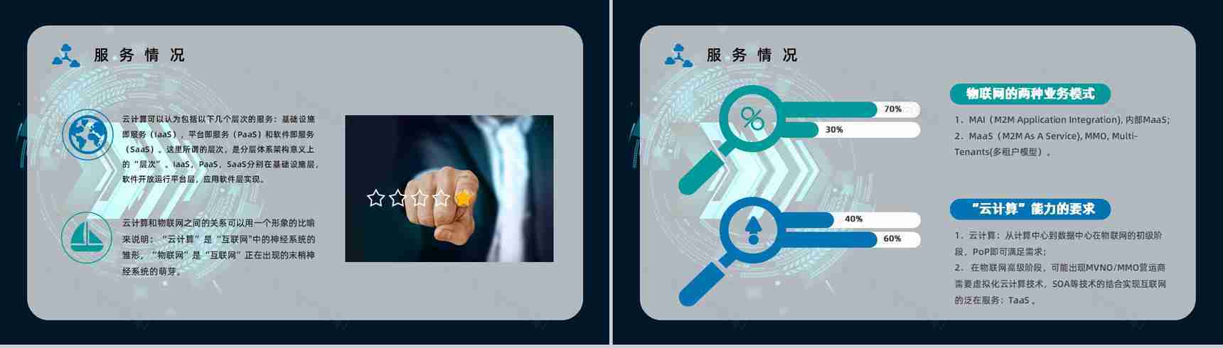 互联网科技大数据介绍云计算技术讲解员工技术培训课程PPT模板-8