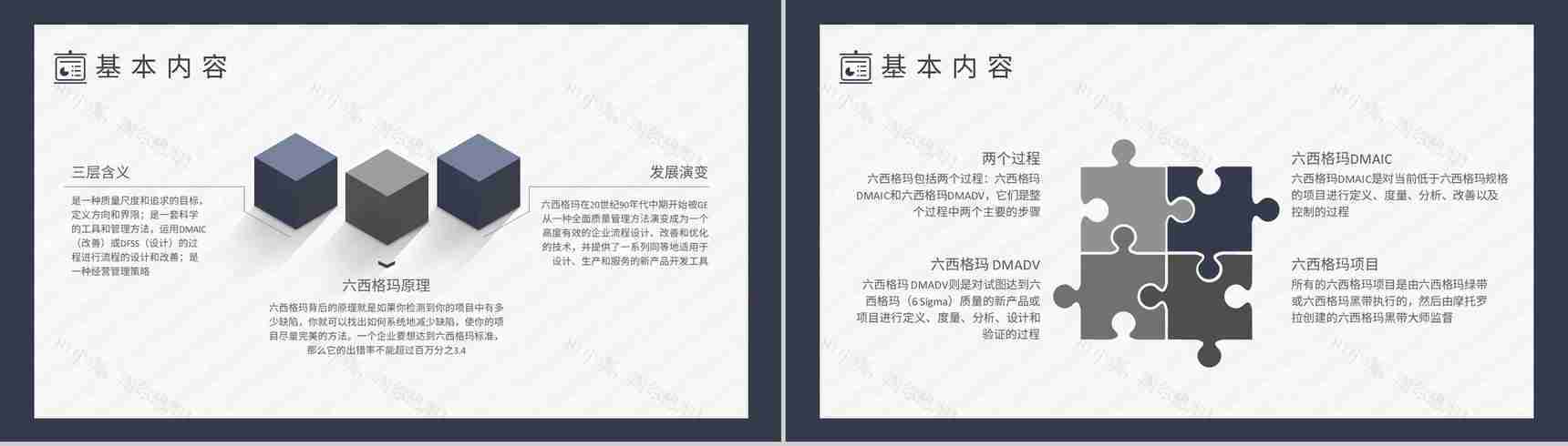 六西格玛管理内容培训工厂生产车间运作流程PPT模板-5