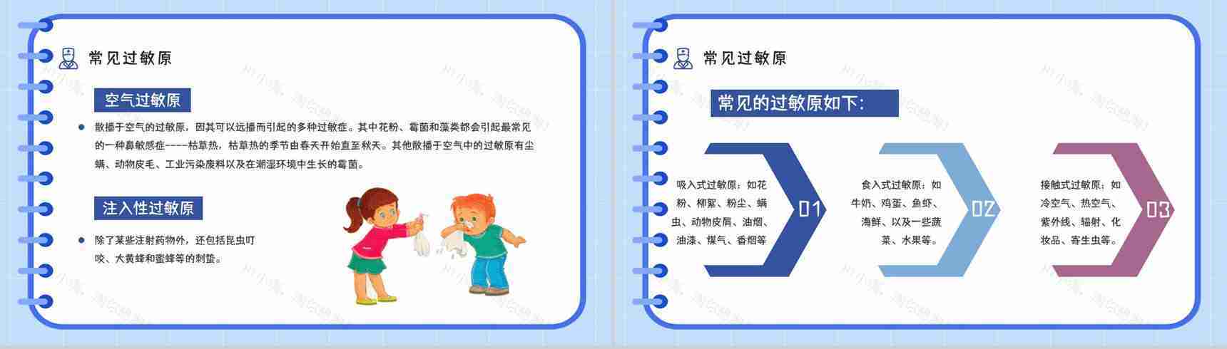 医学医疗皮肤过敏反应急救方法措施整理学习安全健康知识培训PPT模板-10
